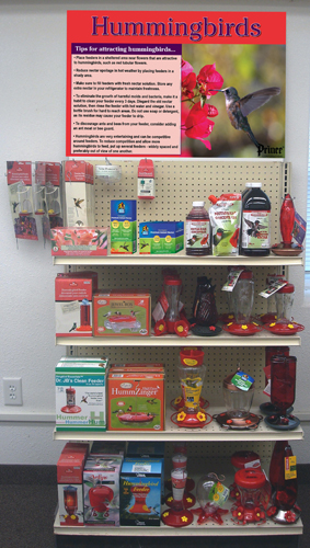 Hummingbird feeders